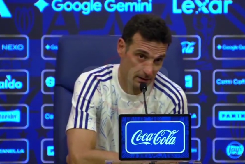 Argentina national team coach Lionel Scaloni speaks on Argentina’s 2-1 win vs. Mauritania