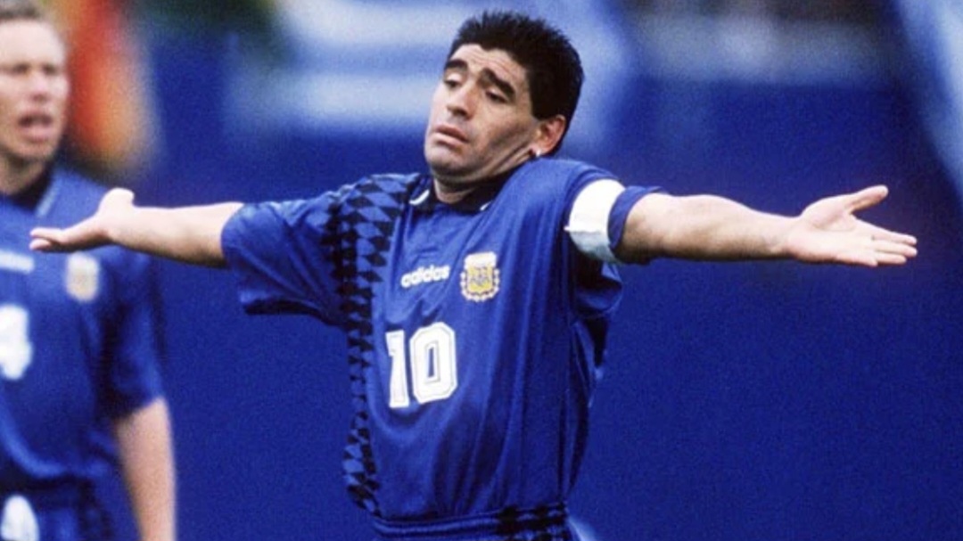 Winner announced for March Giveaway: 1994 Argentina Away Jersey