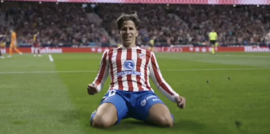 Giuliano Simeone scores for Atlético Madrid in 2-1 loss vs. Barcelona