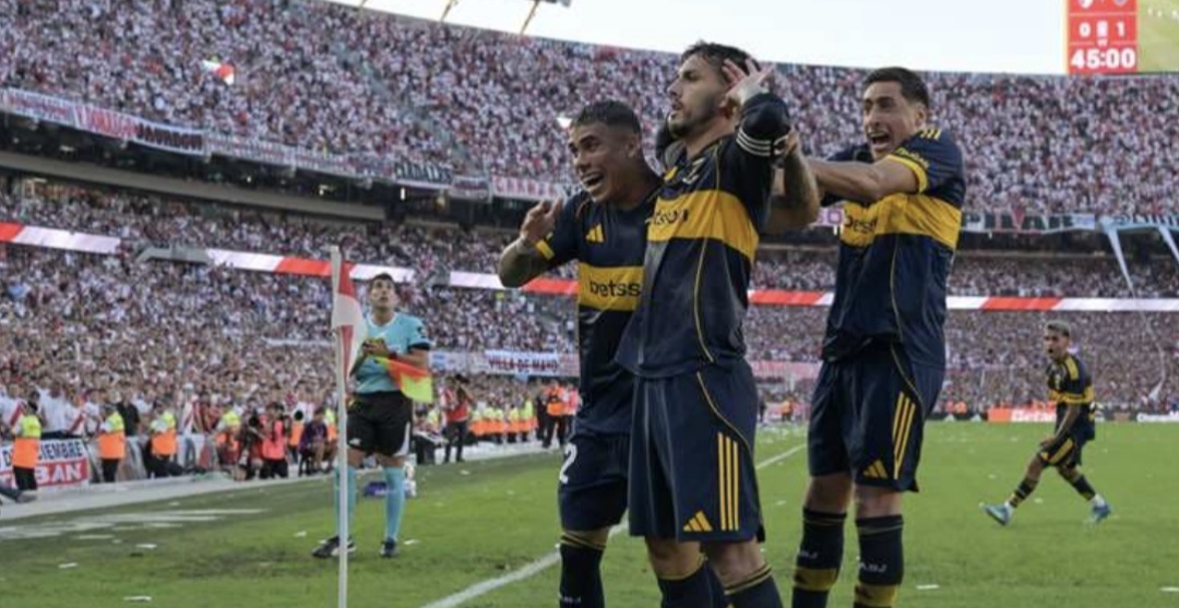 Leandro Paredes scores for Boca Juniors in 1-0 win vs. River Plate in Superclasico