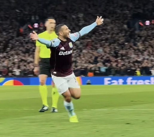 Emiliano Buendía scores for Aston Villa in 4-0 win vs. Nottingham Forest to reach Europa League Final