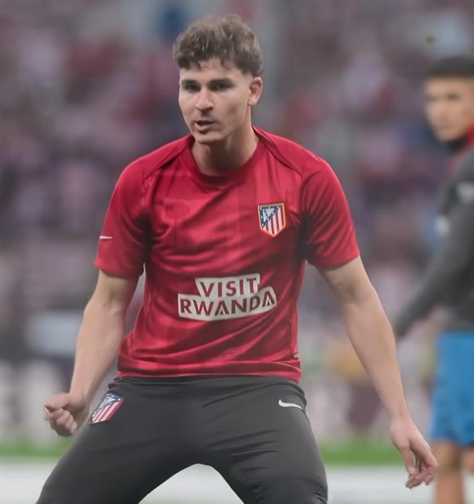 Julián Álvarez with no serious injury
