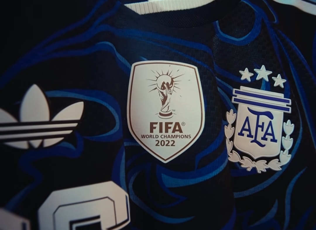 Argentina kits for World Cup matches against Algeria, Austria and Jordan