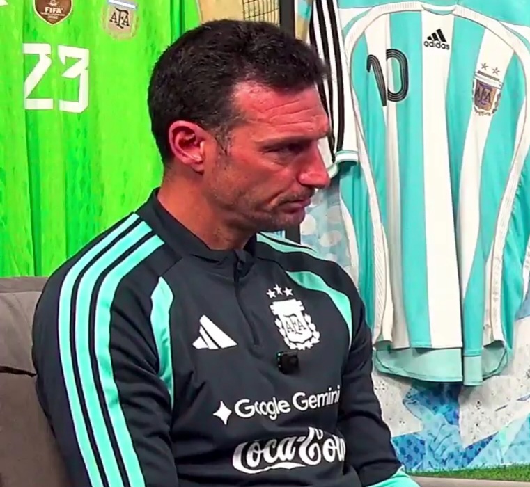 Argentina national team coach Lionel Scaloni speaks on the team, World Cup