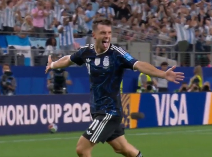 Argentina national team free kicks scored at World Cups
