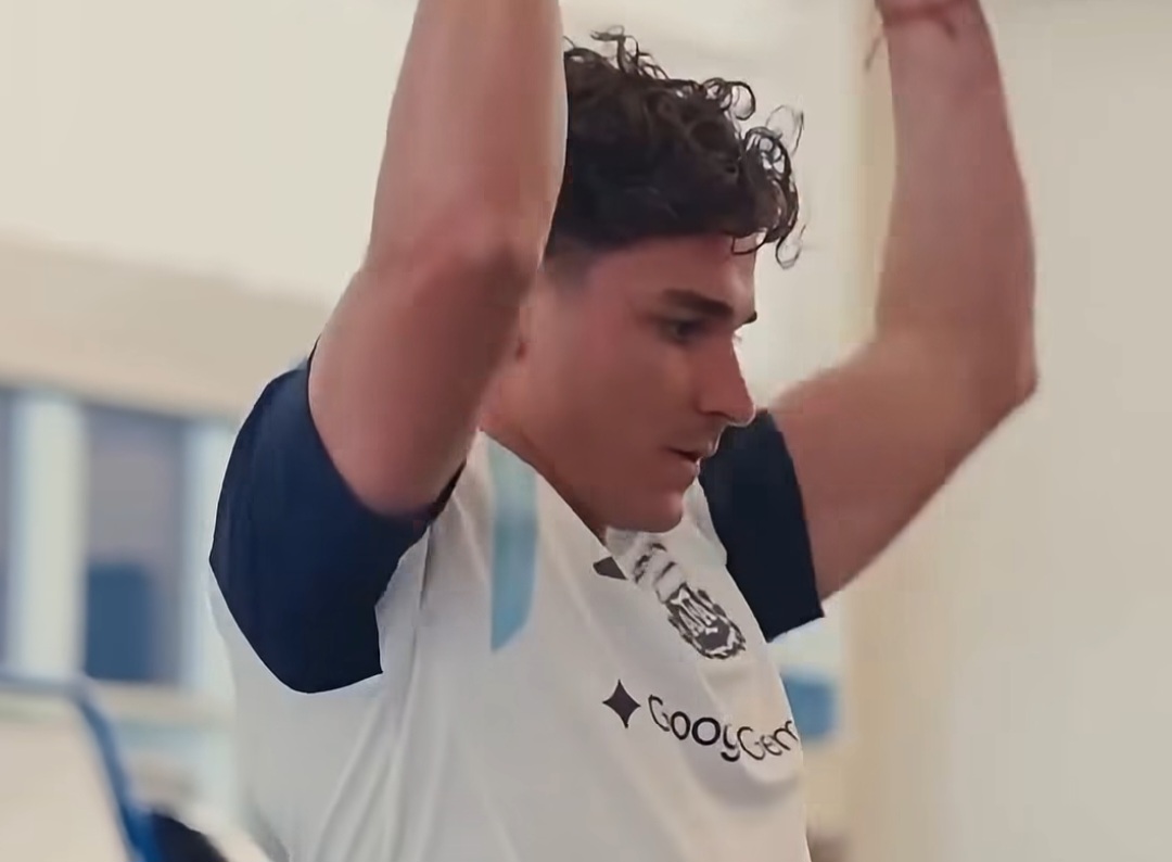Julián Álvarez trains with Argentina national team