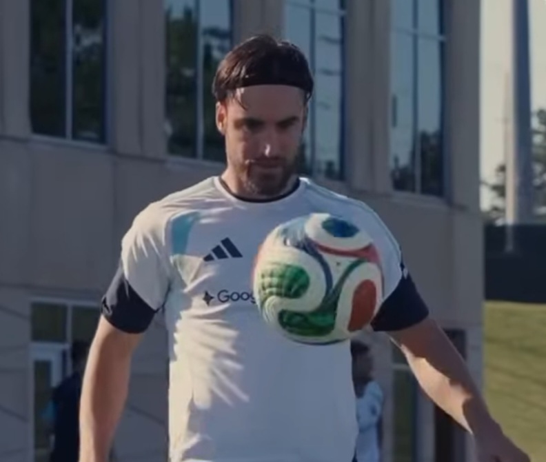 Nicolás Tagliafico trains with Argentina national team