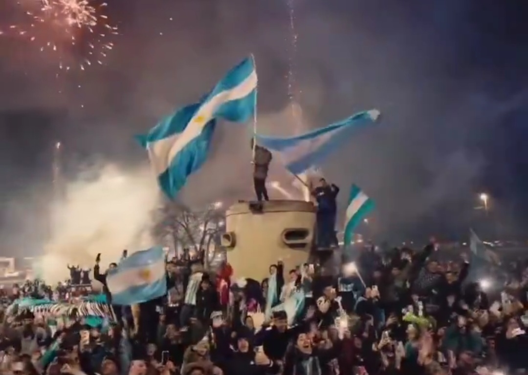 Argentina national team in Argentina after World Cup final loss