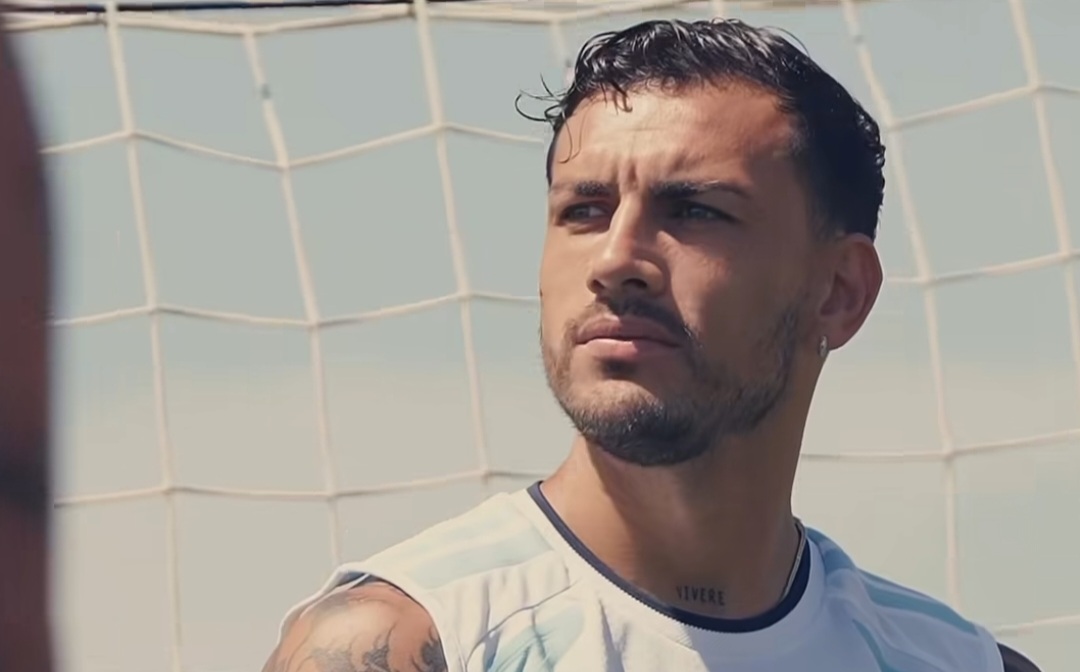 Leandro Paredes on the Argentina national team, match vs. Egypt, World Cup