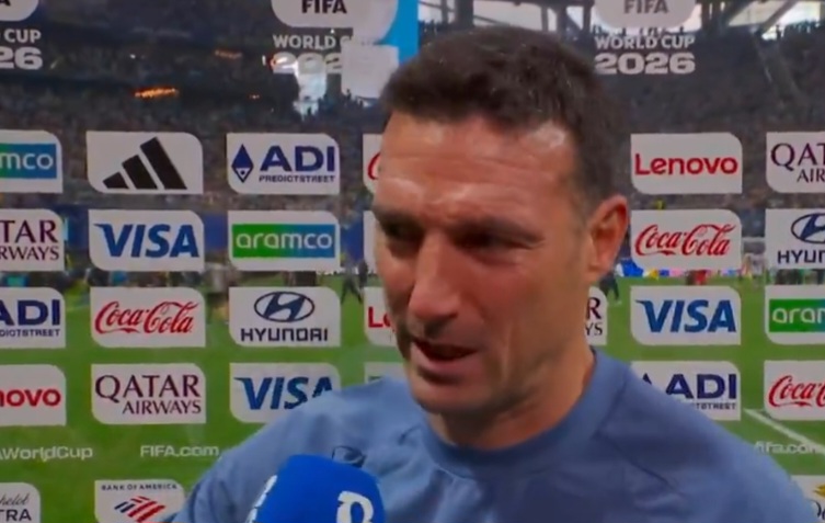 Argentina national team coach Lionel Scaloni speaks after Argentina’s 3-2 win vs. Egypt