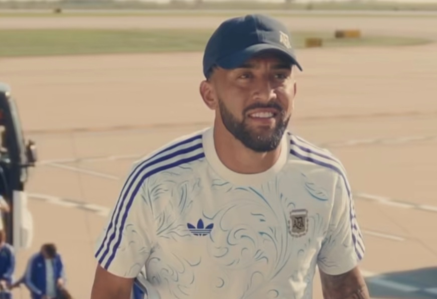 Argentina national team lands in Atlanta for match vs. England at World Cup