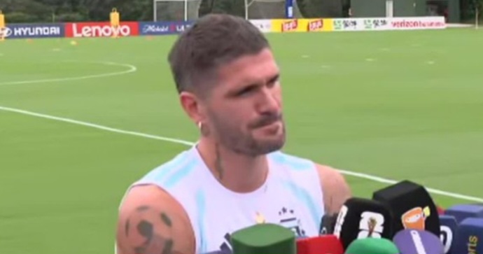 Rodrigo De Paul speaks on match vs. England at World Cup