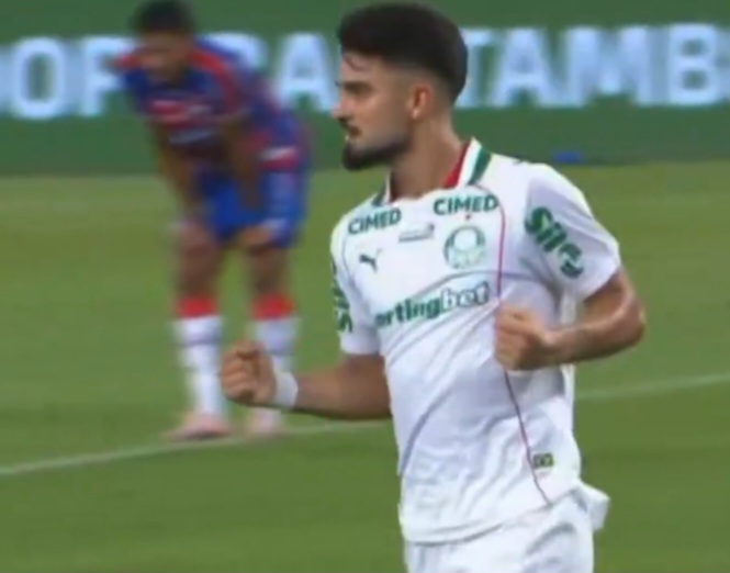 José Manuel López scores for Palmeiras in 3-2 loss vs. Fortaleza